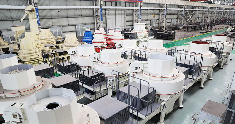 整齊擺放的VSI沖擊式制砂機 整齊擺放的VSI沖擊式制砂機