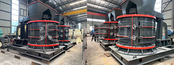 整齊擺放的立軸式制砂機(jī) 整齊擺放的立軸式制砂機(jī)