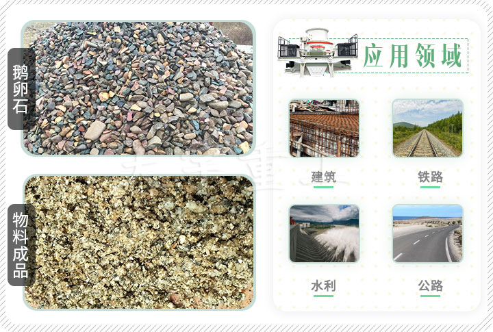 鵝卵石制砂機(jī)應(yīng)用領(lǐng)域 鵝卵石制砂機(jī)應(yīng)用領(lǐng)域