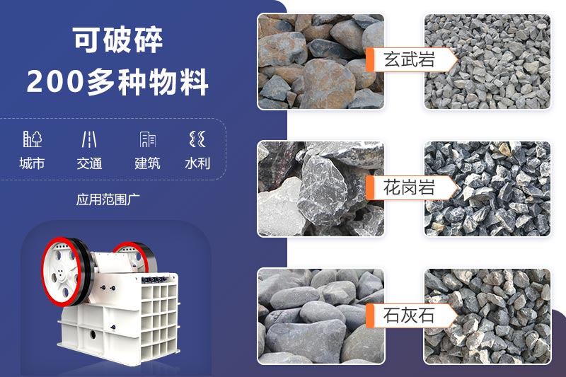 鄂式破碎機應用領域