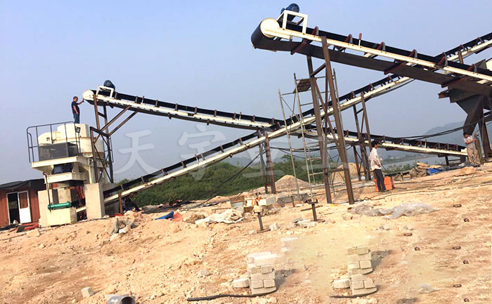 鵝卵石制砂機(jī)生產(chǎn)線 鵝卵石制砂機(jī)生產(chǎn)線