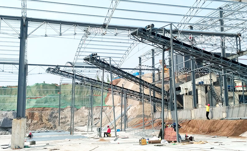 鵝卵石砂石線現(xiàn)場實拍 鵝卵石砂石線現(xiàn)場實拍