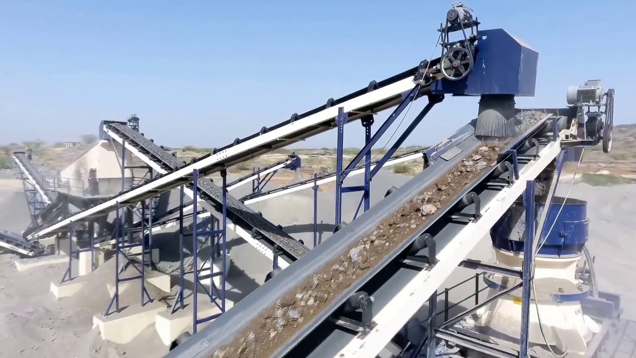 機(jī)制砂生產(chǎn)現(xiàn)場